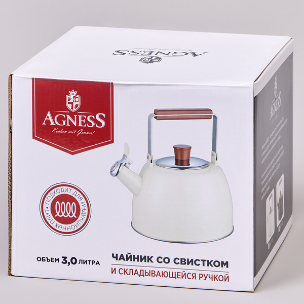 Изображение товара Чайник со свистком Agness 937-913