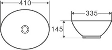 Изображение товара Умывальник D&K Matrix DT1390708 (матовый белый)