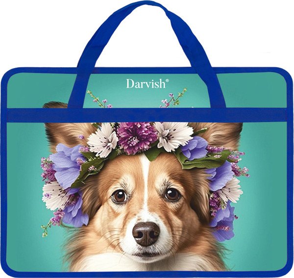 Изображение товара Папка-портфель Darvish Собачка с венком / DV-14113-10