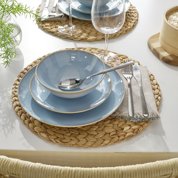 Изображение товара Тарелка закусочная (десертная) Ikea Фэргклар / 706.004.33 (светло-голубой)
