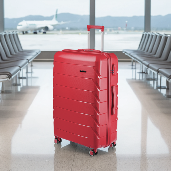 Изображение товара Чемодан на колесах DoubleW YF-PP02 (L, красный)