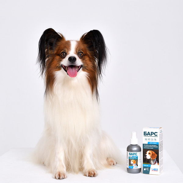 Изображение товара Спрей от блох Агроветзащита Барс для собак (100мл)