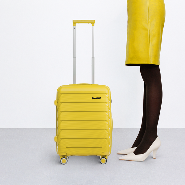 Изображение товара Чемодан на колесах DoubleW YF-PP02.1 (S, желтый)
