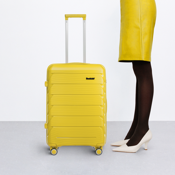 Изображение товара Чемодан на колесах DoubleW YF-PP02.1 (M, желтый)