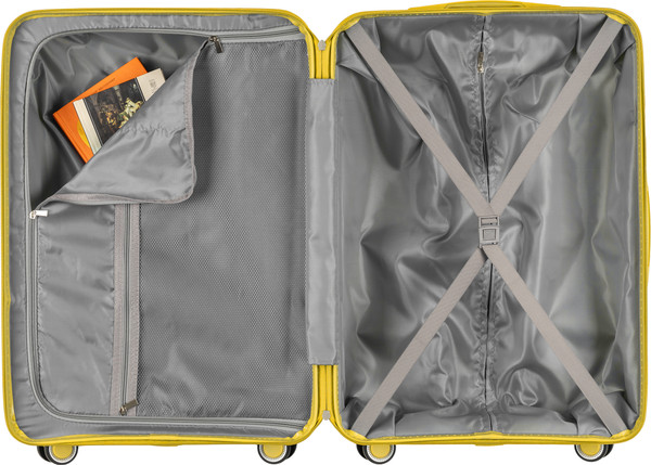 Изображение товара Чемодан на колесах DoubleW YF-PP02.1 (M, желтый)