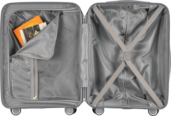 Изображение товара Чемодан на колесах DoubleW YF-PP02 (S, серо-голубой)