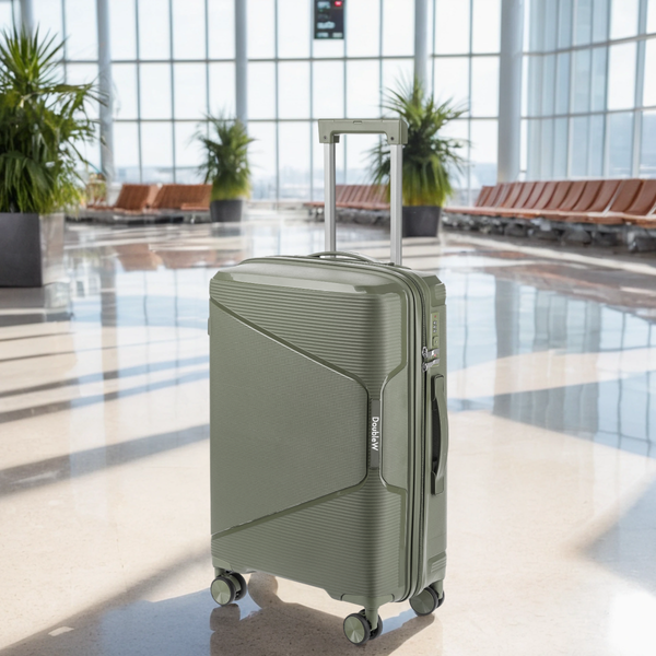 Изображение товара Чемодан на колесах DoubleW 088 (M, олива)