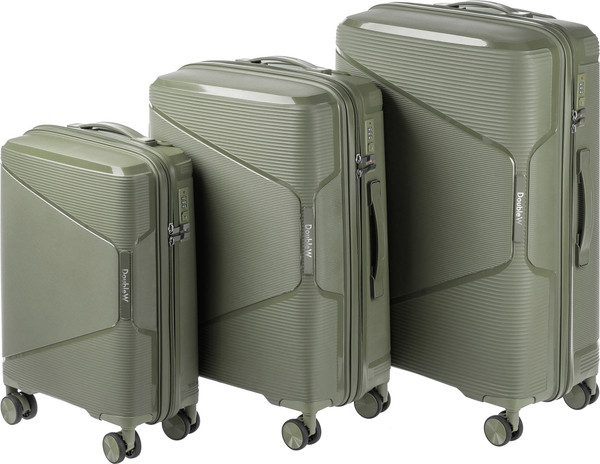 Изображение товара Чемодан на колесах DoubleW 088 (M, олива)