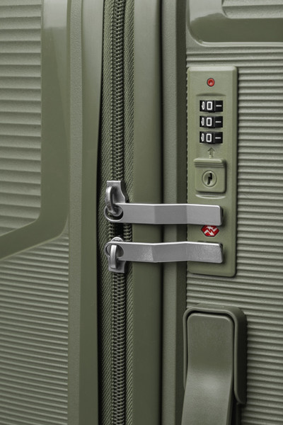 Изображение товара Чемодан на колесах DoubleW 088 (M, олива)