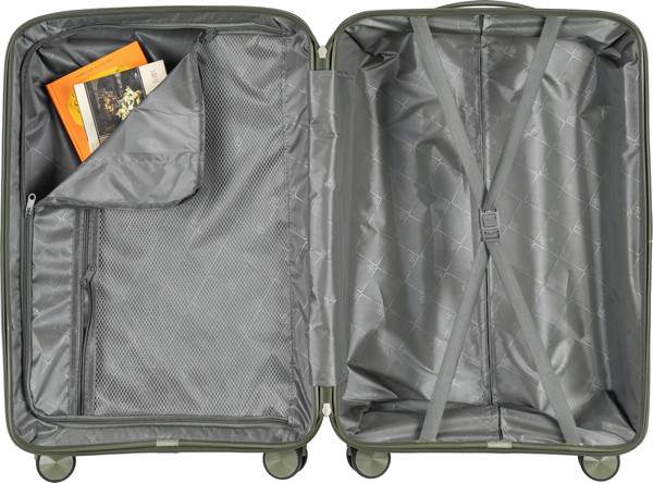 Изображение товара Чемодан на колесах DoubleW 088 (M, олива)