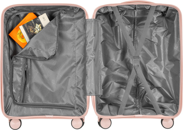 Изображение товара Чемодан на колесах DoubleW 088 (S, пудровый)