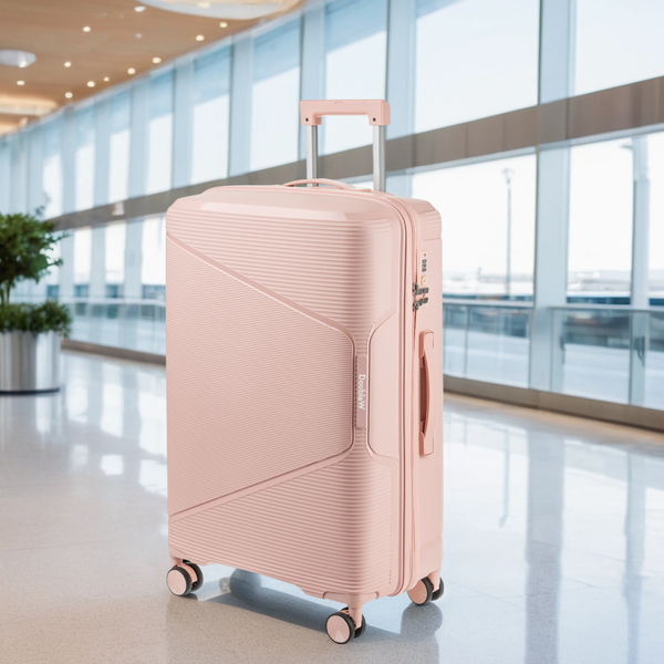 Изображение товара Чемодан на колесах DoubleW 088 (L, пудровый)