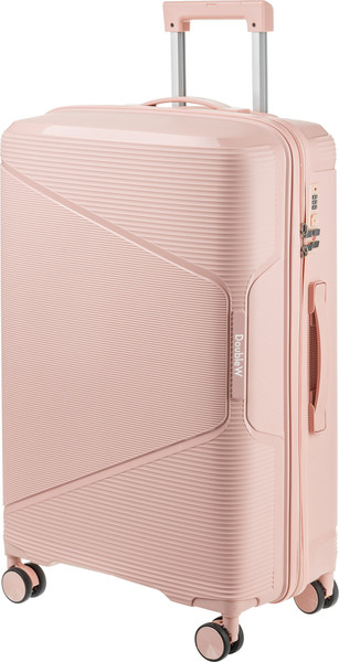 Изображение товара Чемодан на колесах DoubleW 088 (L, пудровый)
