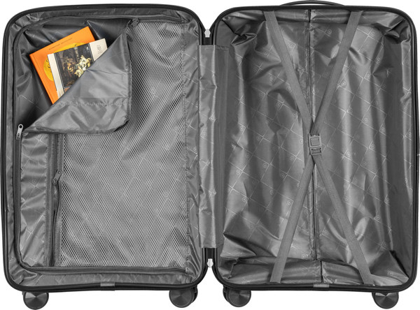 Изображение товара Чемодан на колесах DoubleW 088 (M, черный)