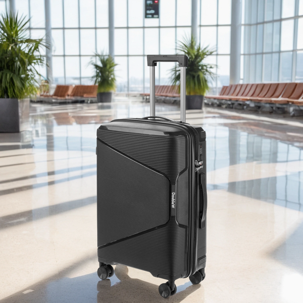 Изображение товара Чемодан на колесах DoubleW 088 (M, черный)