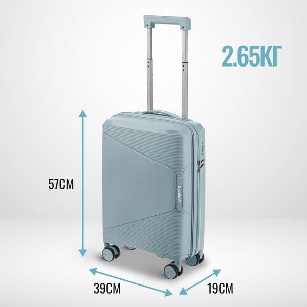 Изображение товара Чемодан на колесах DoubleW 088 (S, светло-голубой)