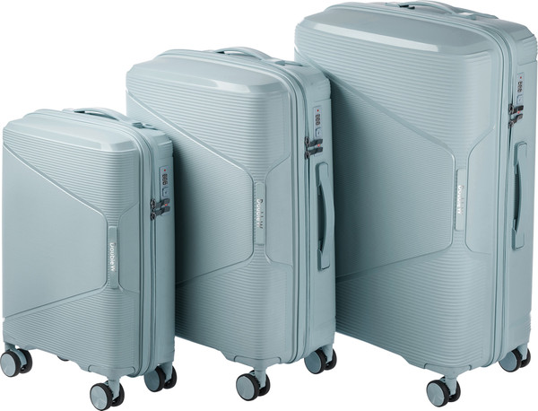 Изображение товара Чемодан на колесах DoubleW 088 (L, светло-голубой)