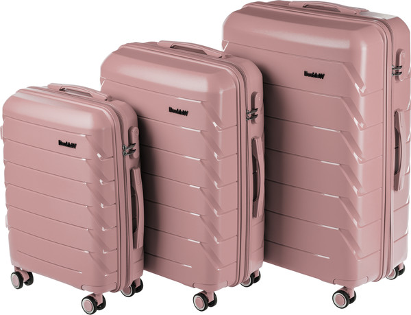 Изображение товара Чемодан на колесах DoubleW YF-PP02 (S, пудровый)