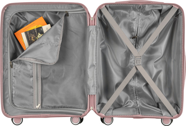 Изображение товара Чемодан на колесах DoubleW YF-PP02 (S, пудровый)