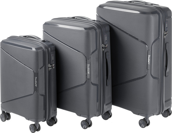 Изображение товара Чемодан на колесах DoubleW 088 (M, графитовый)