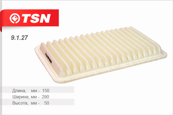 Изображение товара Воздушный фильтр TSN 9.1.27