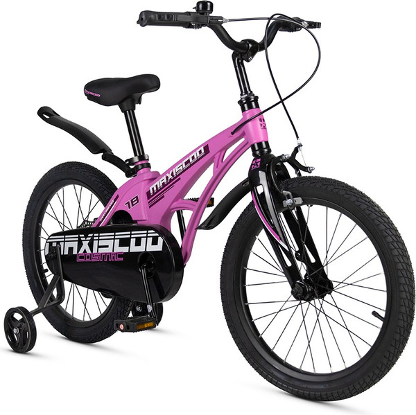 Изображение товара Детский велосипед Maxiscoo Cosmic Стандарт 18 2025 / MSC-C1843 (розовый матовый)