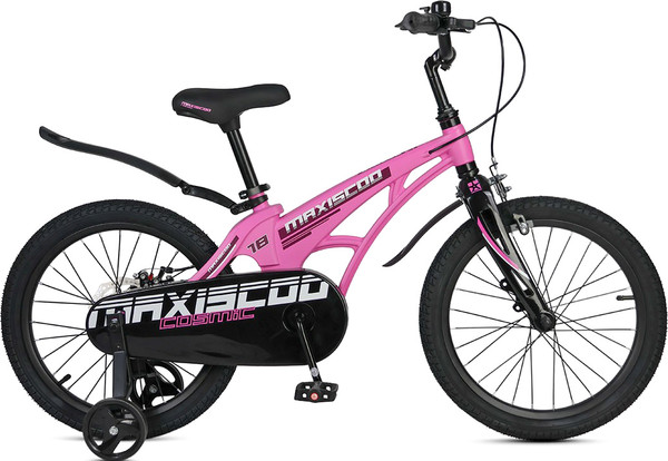 Изображение товара Детский велосипед Maxiscoo Cosmic Стандарт 18 2025 / MSC-C1843 (розовый матовый)