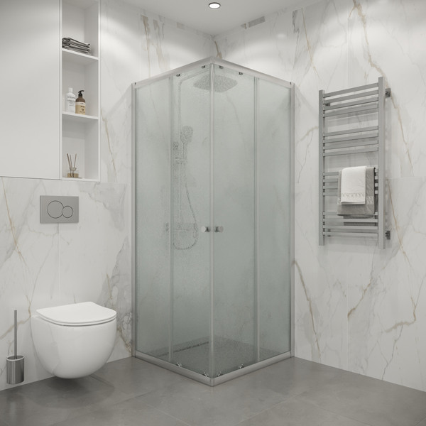 Изображение товара Душевой уголок Niagara Eco NG-1009-14QMT 90x90x190 (хром/стекло матовое)