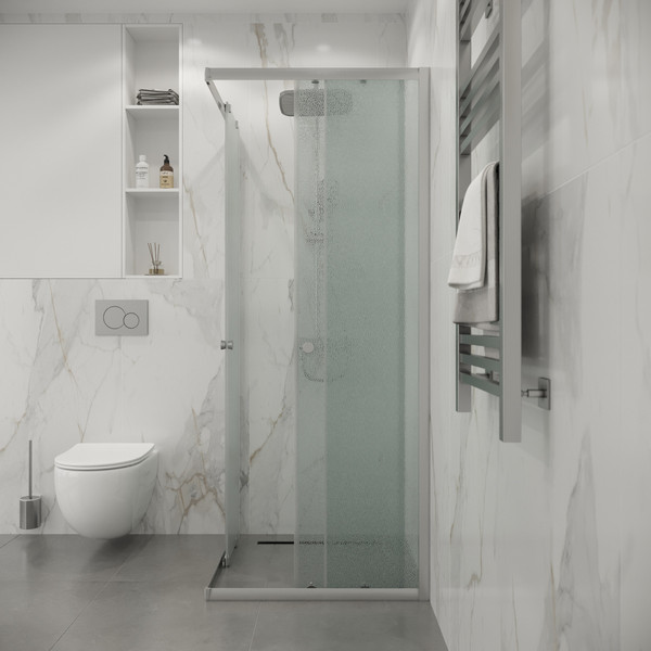 Изображение товара Душевой уголок Niagara Eco NG-1009-14QMT 90x90x190 (хром/стекло матовое)