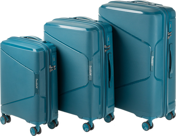 Изображение товара Чемодан на колесах DoubleW 088 (S, синий)