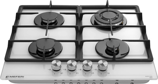 Изображение товара Газовая варочная панель MEFERI MGH604WH Glass Power