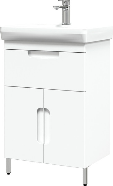 Изображение товара Тумба под умывальник Belux Мадейра Н 55-01 (1, белый глянцевый)