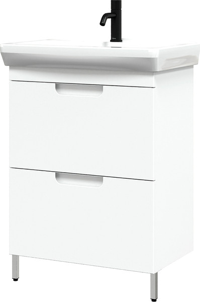 Изображение товара Тумба под умывальник Belux Мадейра Н 55-02 (1, белый глянцевый)