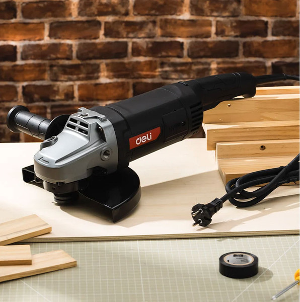 Изображение товара Профессиональная угловая шлифмашина Deli EDE-JM230-1E (черный)