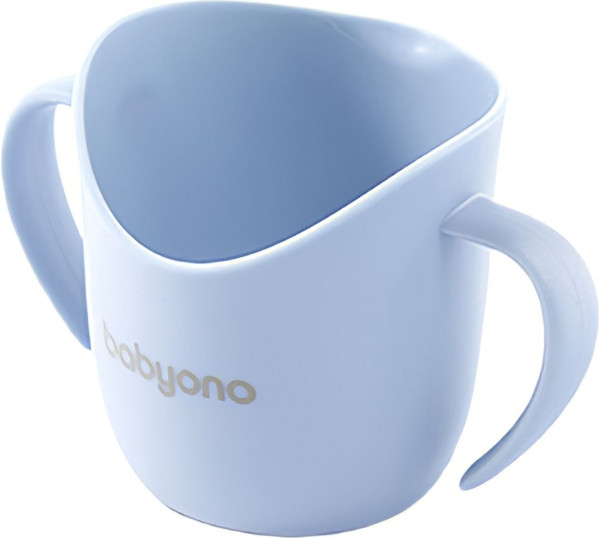 Изображение товара Кружка детская BabyOno Flow / 1463/08 (120мл, светло-голубой)