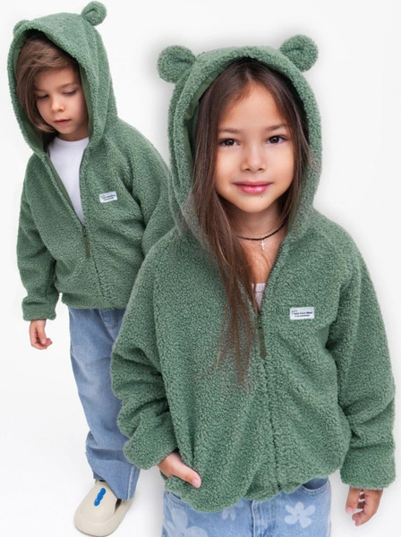 Изображение товара Кофта детская Amarobaby Bear / AB-OD23-B12/13-104 (зеленый, р.104)