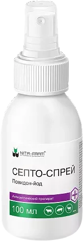 Изображение товара Антисептическое средство для животных Nita-Farm Септо-спрей (100мл)