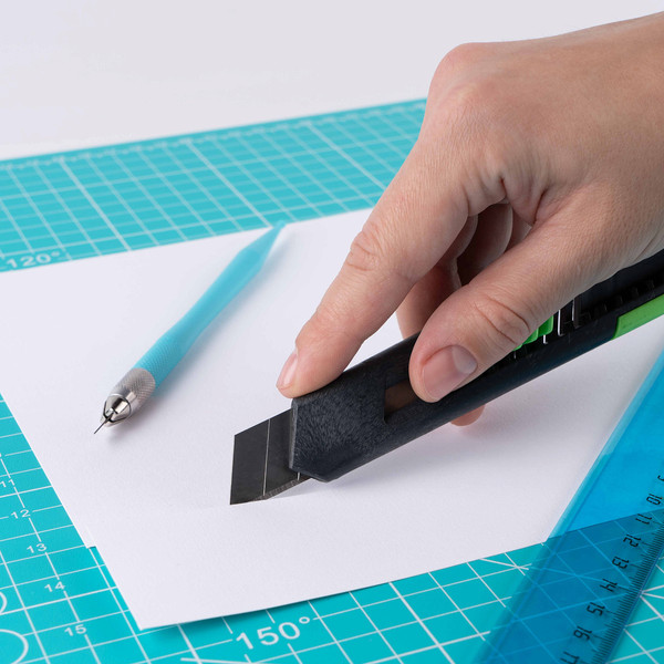 Изображение товара Коврик для резки Малевичъ 195334 (бирюзовый)