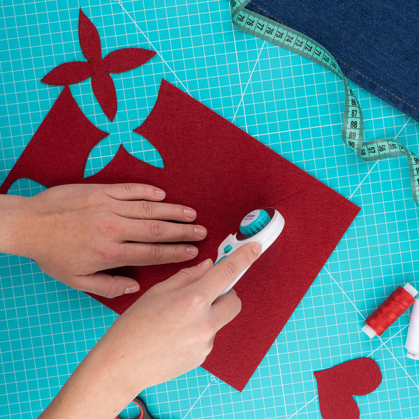 Изображение товара Коврик для резки Малевичъ 195334 (бирюзовый)