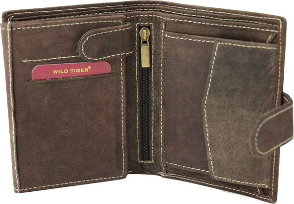 Изображение товара Портмоне Wild Tiger AM-28-123A (темно-коричневый)
