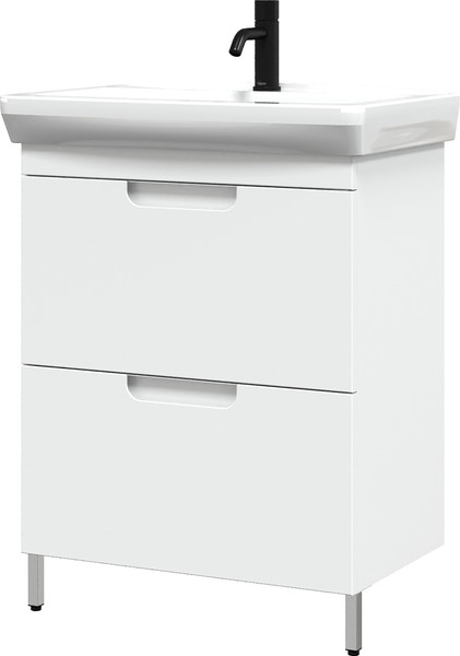 Изображение товара Тумба под умывальник Belux Мадейра Н 65-02 (1, белый глянцевый)