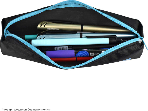 Изображение товара Пенал Феникс+ 65305 (черный/голубой)