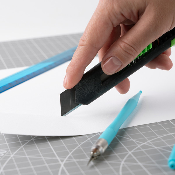 Изображение товара Коврик для резки Малевичъ 195325 (черный/серый)