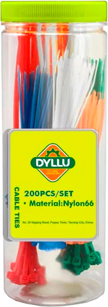 Изображение товара Набор стяжек для кабеля DYLLU 100х200мм / DTTE85521 (200шт)