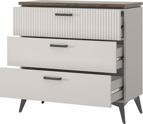 Изображение товара Комод Anrex Vinati 3S (персидский жемчуг/амарок)