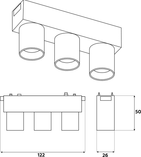 Изображение товара Трековый светильник Ambrella Magnetic Ultra Slim GV1503/3 WH (белый)