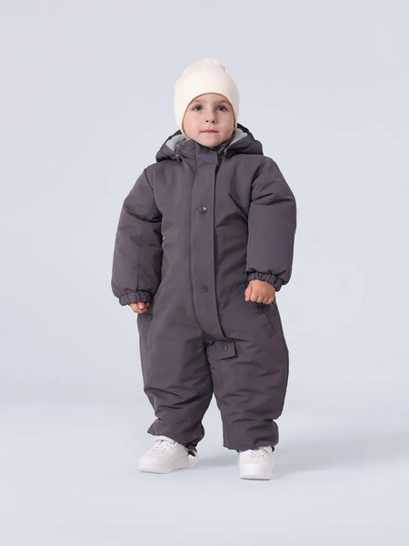 Изображение товара Комбинезон прогулочный детский Rant Husky / 155/7-80 (Carbon Grey, р.80)