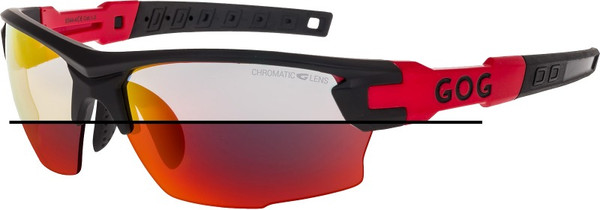 Изображение товара Очки солнцезащитные GOG E544-4 Chromatic (матовый черный/красный)