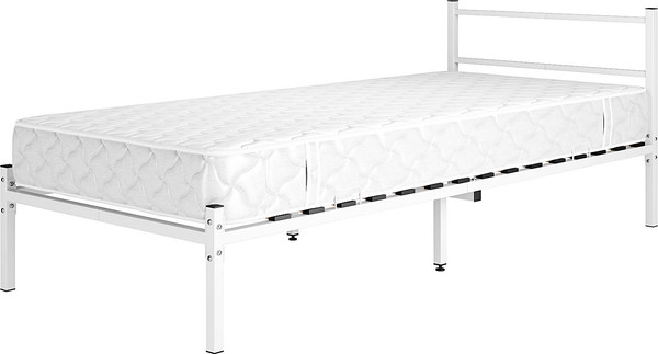 Изображение товара Двуспальная кровать Князев Мебель Калабрия 1 КЛ1.80.200.Б (белый муар)