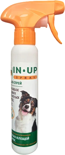Изображение товара Спрей от блох IN-UP для собак средних и крупных пород (150мл)